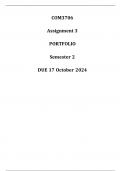 COM3706 Assignment 3 PORTFOLIO Semester 2 Due 17 October 2024