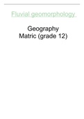 Fluvial geomorphology (IEB matric) - Geography 