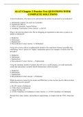 ALAT Chapter 2 Practice Test QUESTIONS WITH COMPLETE SOLUTIONS