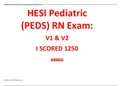 HESI RN PEDS EXAMPACK