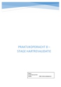 Praktijk II - Praktijkopdracht 8 stage hartrevalidatie