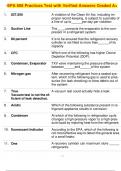  EPA 608 Practices Test with Verified Answers Graded A+