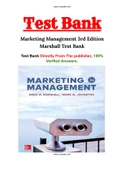 Marketing Management 3rd Edition Marshall Test Bank