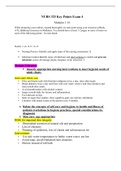 NURS 325 Exam 4 study guide