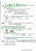 Exam 1 Review Practice Test with Answers