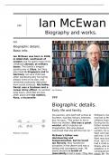 Lecture Notes on Ian McEwan 