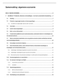 Algemene economie: Semester 2 - Samenvatting 