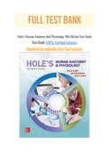 Hole’s Human Anatomy And Physiology 14th Edition Test Bank