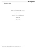 POLI 330N Week 3 Assignment: Analyzing Body Language {100% Guaranteed Pass) Required Resources Read/review the following resources for this activity: Textbook: Chapter 7, 8 Lesson 3 APA style manual Citation and Writing Assistance: Writing Papers At CU Li