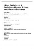 Ham Radio Level 1 Technician Chapter 2 Exam questions and answers.