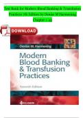 Test Bank For Modern Blood Banking & Transfusion Practices 7th Edition By Denise M Harmening 9780803668881 Chapter 1-29 Complete Guide A+ ISBN:9780803668881 Newest Version 2024 Fully Covered Instant Download