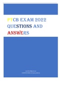 PTCB Exam 2022 Questions And Answers