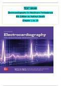 TEST BANK FOR ELECTROCARDIOGRAPHY FOR HEALTHCARE PROFESSIONALS, 5TH EDITION KATHRYN BOOTH, THOMAS O’BRIEN (With Answer Key)