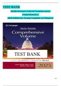 Test Bank for South-Western Federal Taxation 2025: Individual Income Taxes, 48th Edition by James C. Young | Complete Chapters