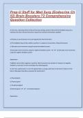 Prep-U Stuff for Med Surg (Endocrine Ch 52) Brain Boosters:72 Comprehensive Question Collection With Correct Answers|33 Pages