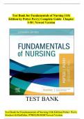 Test Bank for Fundamentals of Nursing 11th Edition by Potter Perry|ultimate guide A+