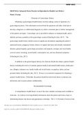 NRNP 6552: Advanced Nurse Practice in Reproductive Health Care/Week 2 NRNP 6552: Advanced Nurse Practice in Reproductive Health Care/Week 2 Week 2 Forum Elements of Gynecologic History Obtaining a gynecological health history involves asking a series of q