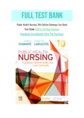 Public Health Nursing 10th Edition Stanhope Test Bank