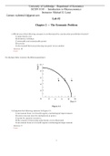 ECON 1010 - Introduction to Microeconomics Instructor: Michael G. Lanyi