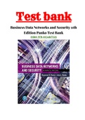 Business Data Networks and Security 11th Edition Panko Test Bank ISBN:978-0134817125|Complete Guide A+