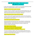 NR 509 HESI PRACTICE EXAM 3 PHARMACOLOGY Best rationale with highlighted answers