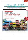 FULL TEST BANK Essentials Of Cultural Anthropology: A Toolkit For A Global Age Third Edition By Kenneth J. Guest (Author) Latest Update Graded A+  