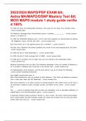 2023/2024 MAPD/PDP EXAM <  Aetna MA/MAPD/DSNP Mastery Test < MOO MAPD module 1 study guide verified 100%