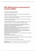 MGT 8803 Business Fundamentals for Analytics (MOD2)