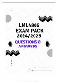 LML4806 EXAM PACK 2024/2025