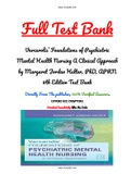 Varcarolis’ Foundations of Psychiatric Mental Health Nursing A Clinical Approach by Margaret Jordan Halter, PhD, APRN 8th Edition Test Bank