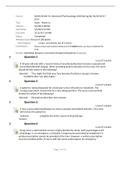  	Question 1  1 out of 1 points  A 59-year-old man with a recent history of erectile dysfunction has been assessed and prescribed sildenafil (Viagra). When providing patient education to this man, the nurse  should tell him which of the following?  	Selec