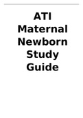 ATI Maternal Newborn Study Guide (2022/2023)