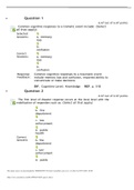 NURS 44654465 quiz 4 QUESTION AND ANSWERS