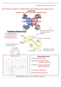  RN/PN Nclex CONCEPT: CARDIOVASCULAR SYSTEM Latest Updated 2022,100% CORRECT