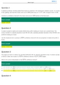 MATH 225N Week 6 Quiz/MATH 225N Week 6 Quiz(Latest 2020):Chamberlain math225nweek6 Question 1 1/1 points A statistics professor recently graded final exams for students in her introductory statistics course. In a review of her grading, she found the mean 