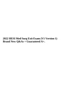 HESI MED SURG QUESTIONS & ANSWERS 2021/2022 (66 Q &A) ALL ARE CORRECT (Detail Solutions and Resource for the test).