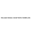 NSG 6435 Family Health III-Pediatrics WEEK 3 SOAP NOTE TEMPLATE.