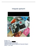 Integrale opdracht HBO Officemanagement AD leerjaar 1 | beoordeling 8.0