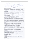 TCOLE Licensing Exam Prep TCOLE Licensing Exam Prep > The Texas Commission on Law Enforcement (TCOLE): to pass a comprehensive state licensing exam: 2022.