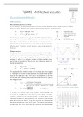 Samenvatting  7LS8M0 Architectural Acoustics (7lS8M0)