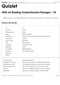 HESI A2 Reading Comprehension Passages - V2