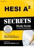 (Over 200 questions) Hesi A2  Exam study guide Questions and Answers for Reading, Maths, Grammar, Anatomy & Physiology.