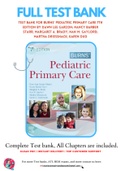 Test bank for Burns' Pediatric Primary Care 7th Edition by Dawn Lee Garzon; Nancy Barber Starr; Margaret A. Brady; Nan M. Gaylord; Martha Driessnack; Karen Dud 9780323581967 Chapter 1-46 Complete Guide.