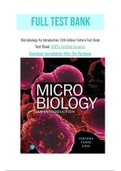 Microbiology: An Introduction 13th Edition by Tortora, Funke, Case-TEST BANK