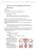 Complete lecture notes and practice questions for Tumor Biology and Clinical Behaviour