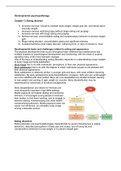 Summary of developmental psychopathology, chapters 10, 13 and section 8