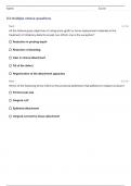 Perio Final Exam Questions With Complete Answers, Passed!!