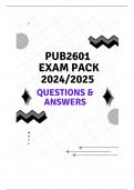 PUB2601 EXAM PACK 2024/2025