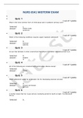 LATEST NURS 6541 MIDTERM EXAM NOV-JUN QTR (HIGHLY RECOMMENDED)