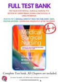 Test Bank for Medical-Surgical Nursing 9th Edition by Cherie Rebar, Donna Ignatavicius, M. Linda Workman 9780323461580 Chapter 1-74 Complete Guide A+